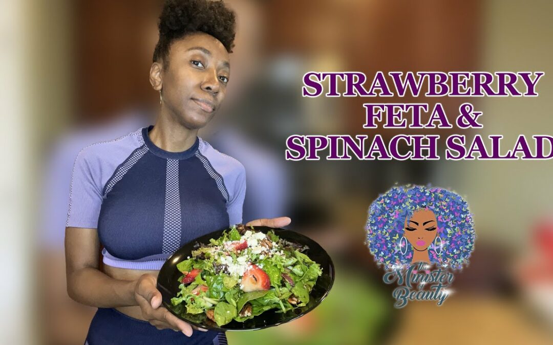 Easy Strawberry Spinach Salad | Summer Clean Eating